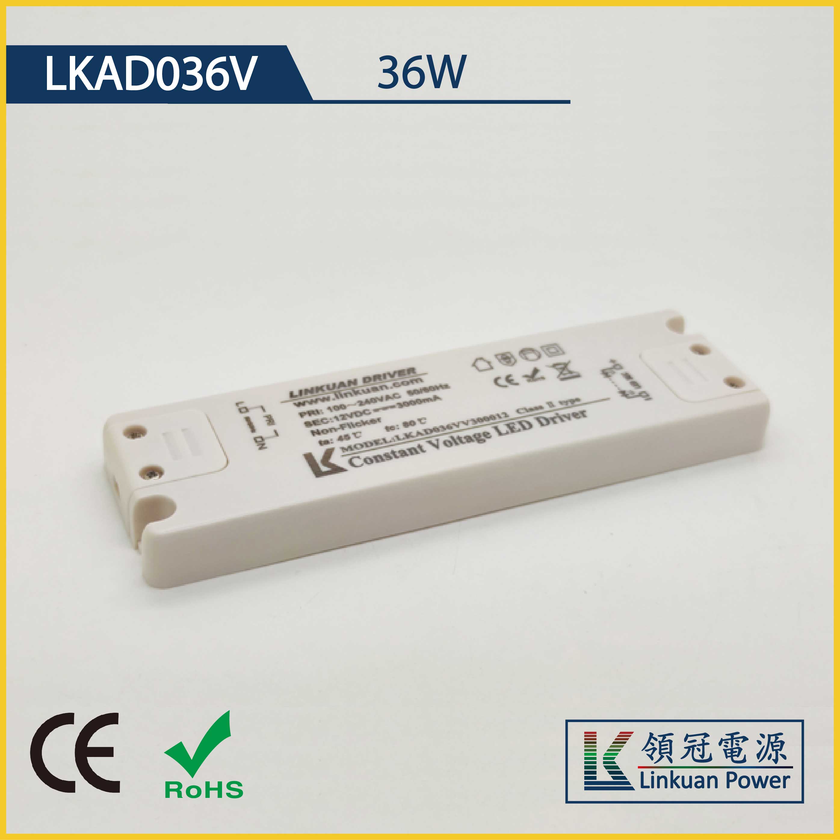 LKAD017F 15W 20-42V 360mA slim led driver